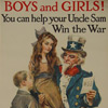 View larger version-Boys and Girls! You Can Help your Uncle Sam Win the War
