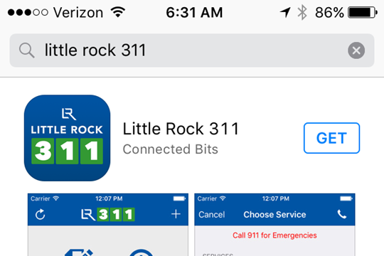 City Announces New 311 Mobile App)