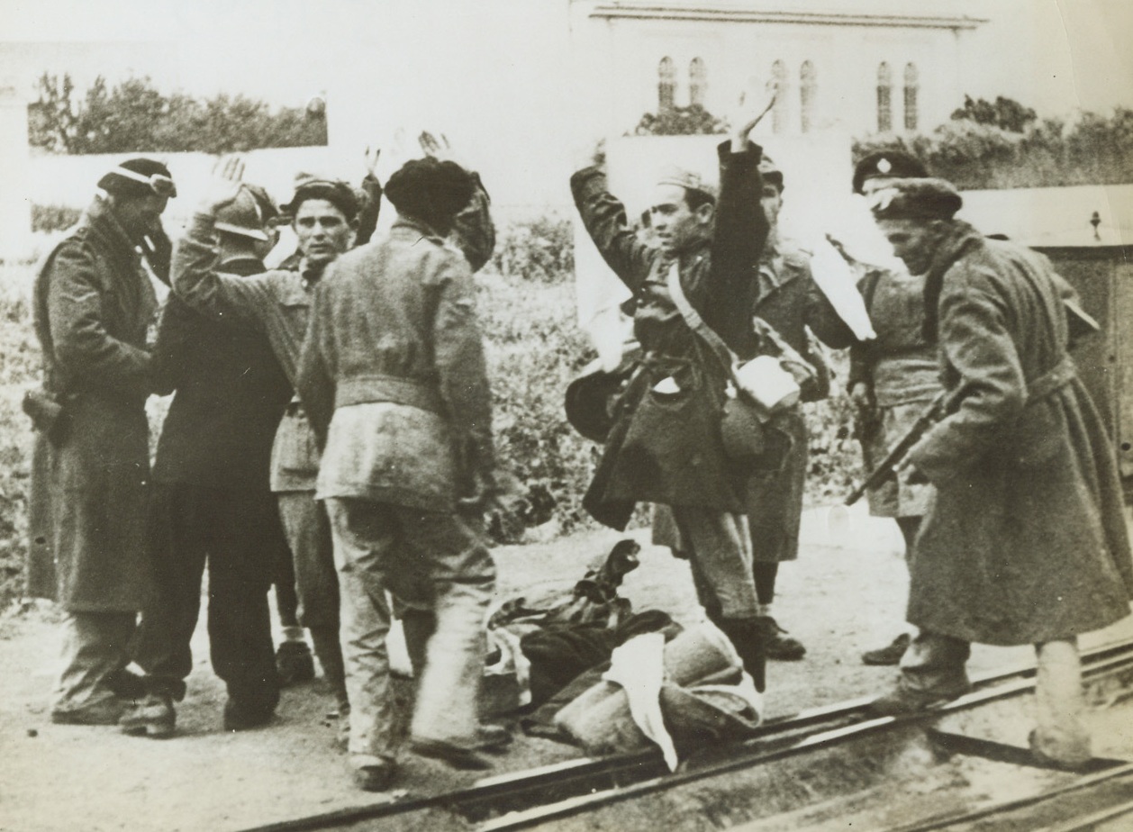 Infiltrators, 5/19/1943. Allied troops capture Nazi spies in Tunis.;
