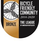 Bicycle Friendly Community 2020-2014 Bronze Seal