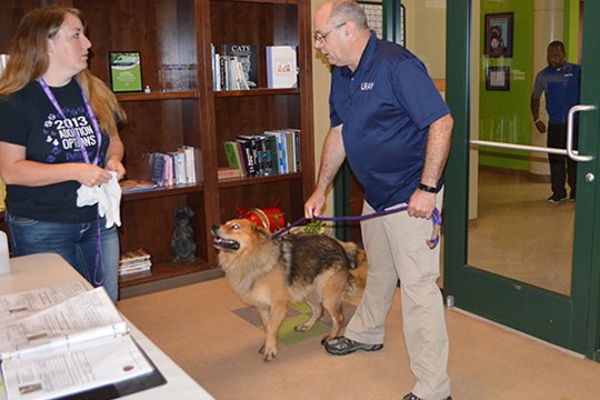 Inaugural BarkBus Comes to Little Rock Animal Village)