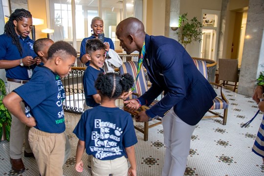 Little Rock Welcomes Olympian Home to Central Arkansas)