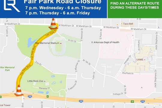 TRAFFIC ADVISORY: Fair Park Boulevard Closure)