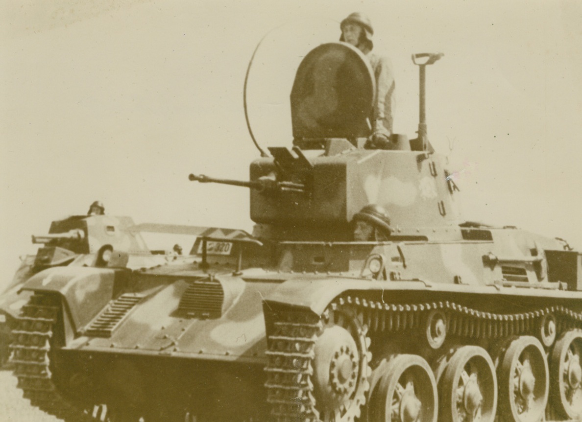 Hungarian Tank Ready to Help Hitler.