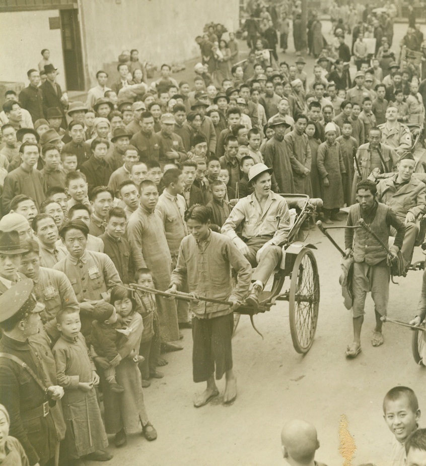 No Title. American in China - On joy ride in China.;