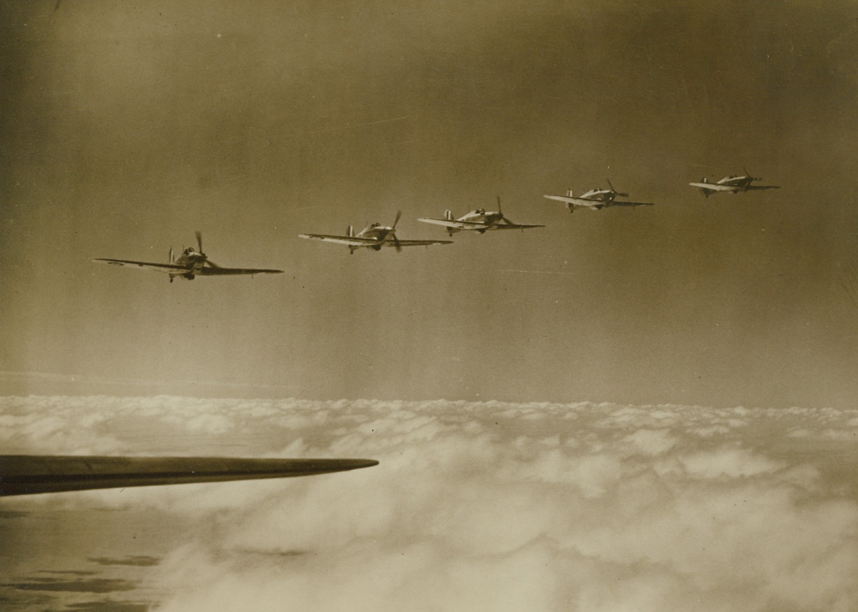 Allied bomber escort—Fighters over France