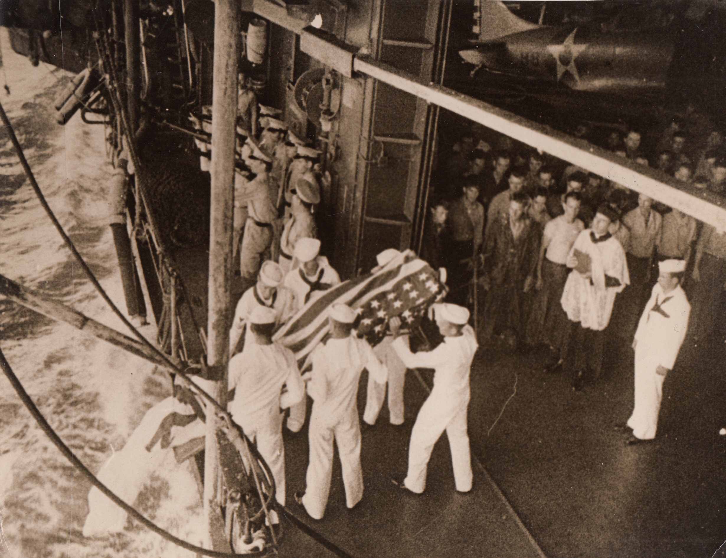 U.S. Burial At Sea.