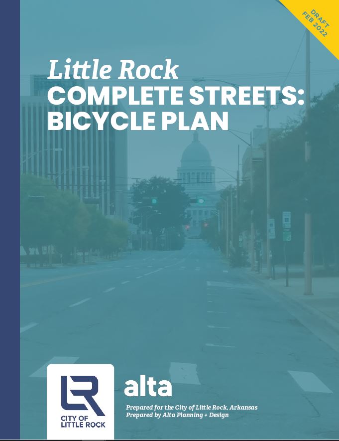 Little Rock Complete Streets: Bicycle Plan Cover Page