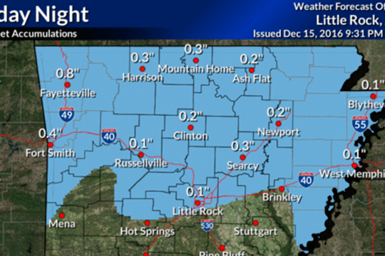 Little Rock Makes Winter Weather Preparations)