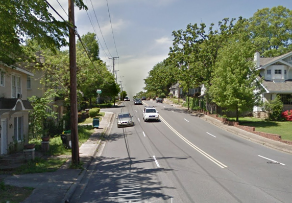 Markham Street is unsafe for pedestrians to walk along or cross.