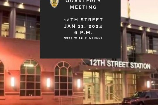 LRPD Quarterly Meeting- 12th Street Station)