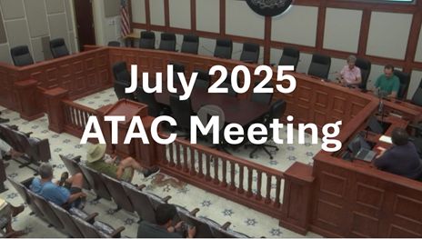 Screenshot of a recording of the July 2025 ATAC meeting