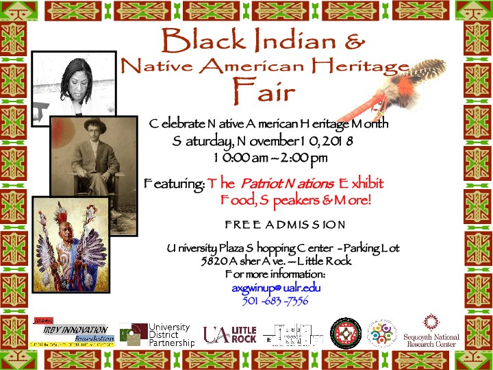 Black Indian & Native American Heritage Fair Flyer
